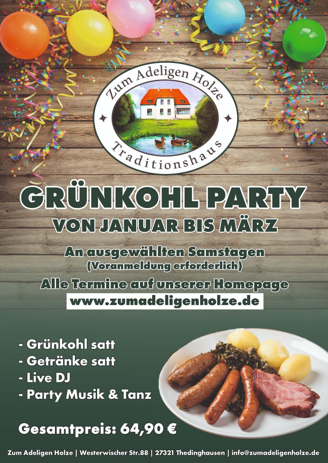 Grünkohl Party